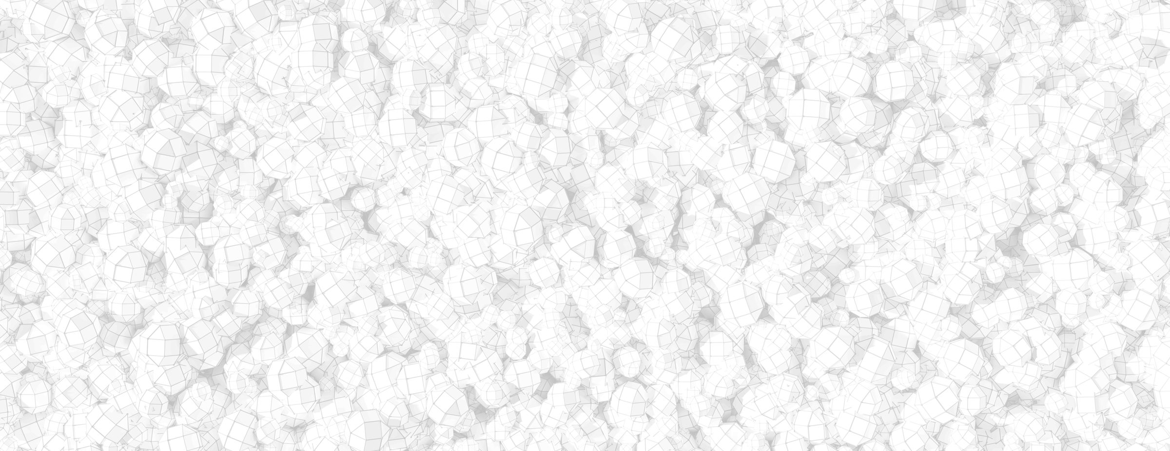 A faceted geometric surface study, one of the visual plates being developed for the book.